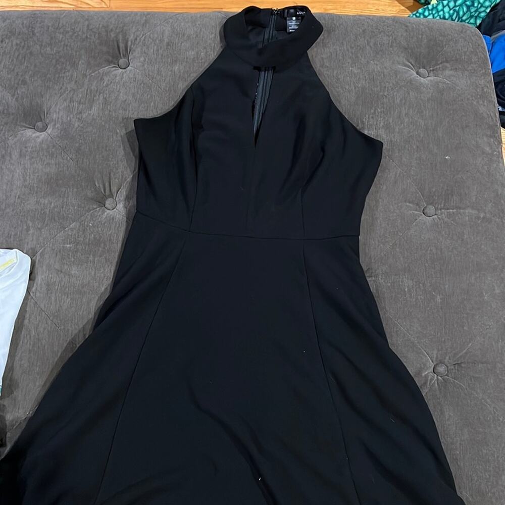 Aqua High neck flowy dress size large - Picture 1 of 3
